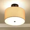 Pa-s-da-am-rica-ferro-forjado-lustre-de-teto-varanda-restaurante-moderno-e-minimalista-led Luminária Sobrepor Design Americano De Ferro Forjado