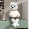 Resina-Escultura-e-Figurinhas-para-Home-Decor-Love-Lamp-Vitality-Bear-TV-Cabinet-Tabletop-Ornamentos-Decora-1 Luminária Infantil (Quarto Criança), Resina Escultura Urso