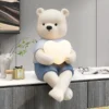 Resina-Escultura-e-Figurinhas-para-Home-Decor-Love-Lamp-Vitality-Bear-TV-Cabinet-Tabletop-Ornamentos-Decora Luminária Infantil (Quarto Criança), Resina Escultura Urso