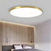 Rodada-LED-L-mpadas-de-teto-para-Home-Decor-Lumin-rias-Sala-de-estar-Quarto-Banheiro Luminária Plafon Redonda Simples Clean Luz LED