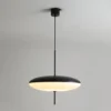 Pendente Moderno Disco Voador Acrílico 50cm: pendente de acrílico moderno disco voador, oferecido pela Miresa, loja-de-luminárias-São-Paulo.