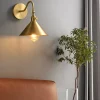 Arandela Industrial Dourado Polido