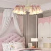 S359569f045ff4614b70d0f84172e44b7x Lustres Rosa Com Arco Design Francês Romântico