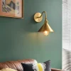 Arandela Industrial Dourado Polido