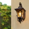 S70c77798c3244a50bc78c16061cf50b5U Arandela Colonial Para Jardins e Fachadas IP65