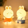 Luminária Infantil (Quarto de Bebê), Coelho Silicone Luz LED