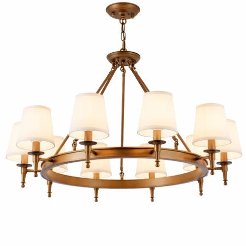 Tecido-abajur-led-lustre-de-ferro-forjado-pa-s-da-am-rica-quarto-ilumina-o-da Lustre Industrial Ferro Forjado Design América