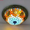 Turco-Vintage-Pendurado-Luzes-De-Teto-L-mpadas-Tiffany-Art-Deco-Ilumina-o-de-teto-para Luminária Sobrepor Turco Vintage Tiffan Art Decor