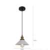 Vintage-Pendant-Lights-para-Loft-Russia-Lamp-Retro-Hanging-Lamp-Abajur-para-Cozinha-Jantar-Quarto-Ilumina-3 Pendente Industrial Chapéu Preto e Detalhes Dourados