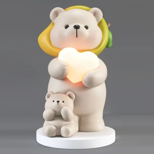 Luminária Infantil Estátua Urso