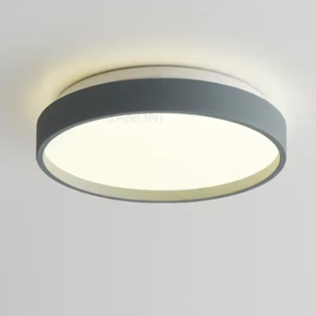 Luminária Sobrepor Redonda Infantil Com Luz LED