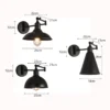 Americano-Retro-Folding-Bra-o-L-mpada-De-Parede-L-mpada-De-Cabeceira-Ferro-Antigo-Sala-1 Arandela Industrial Retro Americano