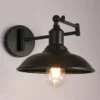 Americano-Retro-Folding-Bra-o-L-mpada-De-Parede-L-mpada-De-Cabeceira-Ferro-Antigo-Sala Arandela Industrial Retro Americano