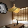 Bambu-Rattan-Pendurado-Luzes-Dimmable-Basket-Lamp-Shade-Hemp-Rope-Plug-in-Lumin-ria-de-Teto-1 Lustre Bambu Rattan Artesanal | Entrega em Todo Brasil