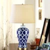 Cl-ssico-azul-cer-mica-l-mpada-de-cabeceira-quarto-ilumina-o-da-mesa-sala-estar-1 Abajur Clássico Azul Cerâmica Esmaltada Modelo 2024/2025