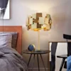 Designer-deformable-candeeiro-de-mesa-moderno-ouro-a-o-inoxid-vel-candeeiro-de-mesa-sala-estar-2 Abajur Contemporâneo 2024/2025 Design 3D Aço Inoxidável Dourado