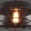 Estilo-loft-do-vintage-pingente-l-mpada-luz-industrial-retro-ferro-pendurado-teto-l-mpadas-e27-2 Luminária Pendente Industrial Loft Gaiola