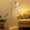 Ferro-ajust-vel-LED-Standing-Lamp-Simples-Floor-Lamp-L-mpada-moderna-Sala-de-estar-Escrit-1 Luminária De Chão Foco Luz ajustável LED
