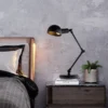 H1c907c1492864d12a101f2033f6372bdN Luminária De Mesa Articulada Preta Modelo 2024/2025