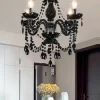 Lustre Clássico Preto Maria Teresa