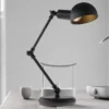 Miresa-l-mpadas-sala-de-estar-led-tampo-mesa-r-stico-fazenda-luz-da-noite-para Luminária De Mesa Articulada Preta Modelo 2024/2025