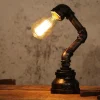 Luminária De Mesa Industrial Eólica Tubulação de Água