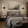 LED-Oval-Acr-lico-Corredor-L-mpada-Luz-de-parede-Decora-o-Home-Background-Quarto-Corredor-1 Arandela Moderna Oval Acrílico
