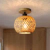 LED-bambu-tecido-l-mpada-do-teto-luz-de-teto-retro-lumin-rias-decorativas-para-corredor-1 Luminária Sobrepor Bambu Astesanal Modelo 2024/2025 | Entrega em Todo Brasil