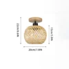 LED-bambu-tecido-l-mpada-do-teto-luz-de-teto-retro-lumin-rias-decorativas-para-corredor-2 Luminária Sobrepor Bambu Astesanal Modelo 2024/2025 | Entrega em Todo Brasil