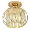 Lustre-de-cristal-para-corredor-e-corredor-l-mpada-do-teto-lumin-rias-montagem-embutida-design Luminária Sobrepor Luxo Preto ou Dourado Cristal K9 2024/2025