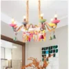 Lustre-suspenso-colorido-macaron-para-crian-as-lumin-ria-criativa-lumin-ria-pendente-de-vidro-2 Lustre Colorido, Arco Íris, Pra Quarto Infantil Modelo 2024/2025