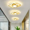 Modern-Nordic-LED-L-mpada-Do-Teto-Regul-vel-Quarto-Lustre-Luzes-para-Sala-de-Jantar Luminária Sobrepor Moderna Alumínio Luz LED