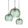 Luminária Moderna Pendente Vidro Craquelado