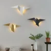 Nordic-LED-Bird-L-mpadas-de-parede-para-decora-o-do-quarto-luzes-interiores-ilumina-o-1 Luminária Arandela Bird (Pássaro), Modelo 2024/2025