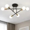Retro-Industrial-Ferro-Forjado-Material-LED-L-mpada-do-teto-Home-Lumin-ria-Moderna-Sala-de Luminária Sobrepor Retro Industrial Ferro Forjado 6 Lâmpadas 2024/2025