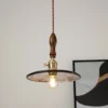 Retro-LED-Vidro-Lustre-Entrada-Do-Quarto-Corredor-Corredor-Sala-De-Jantar-Cabeceira-Lumin-rias-Do-3 Pendente Retro Vidro