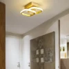 Luminária Sobrepor Argola Dourada Luz LED Modelo 2024/2025