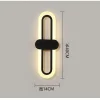 S32769312d5b24ef2a0aefdb2409231c4I Arandela Moderna Oval Acrílico
