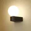 S814927a5253246329aeb745312a30623L Arandela Contemporânea 2024/2025 Com Bola De Vidro e LED