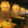 Lustre Mão Malha Estilo Chinês Tecelagem Bambu | Comprar com Frete Grátis