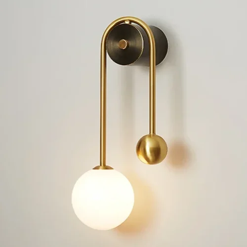 Sc8e68ac621034f30a49e2c2ad1274eaaY Luminária Arandela Moderna Dourado Com Bola De Vidro Modelo 2024/2025