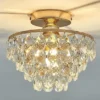 Luminária Sobrepor Estilo Francês Redonda Cristal K9 Modelo 2024/2025 Miresa