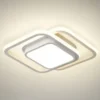 Seaa2cb29944445228d3f876080d17b29F Luminária Sobrepor Moderna Alumínio Luz LED