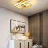 Luminária Sobrepor Argola Dourada Luz LED Modelo 2024/2025