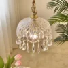 YEBLP-Franc-s-Retro-Vidro-Pendurado-Luz-LED-Interior-Lustre-De-Arte-De-Luxo-Quarto-Bar-1 Pendente Francês Retro Vidro Modelo 2024/2025