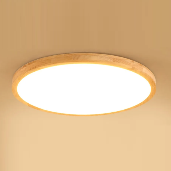 luminaria-sobrepor-redondo-madeira-natural-e-luz-de-led-marca-miresa Luminária Sobrepor Redonda Ultrafina Minimalista Modelo 2024/2025 Miresa