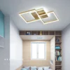 kf-Sb421ab06b80f4922b0200a2a4720a7f3f-Minimalista-LED-An-is-L-mpada-teto-Lustres-Sala-Cozinha-Quarto-Sala-de-jantar-Luz-Lustre Luminária Sobrepor Minimalista Simples LED Anéis Lâmpada
