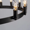 Lustre Redondo Industrial Ferro