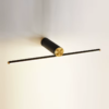 ARANDELA LINEAR ALUMINIO PRETO MARCA MIRESA Arandela Linear Branco ou Preto Para Quadros e Espelhos