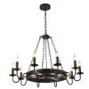 Lustre Ferro Roda Circular Industrial Lustre Ferro Roda Circular Industrial